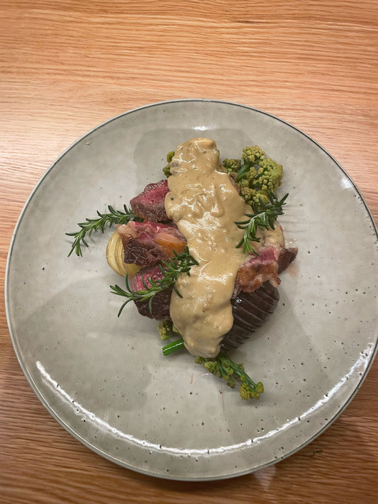 Gibbston Valley Kawaura Blue Cheese sauce