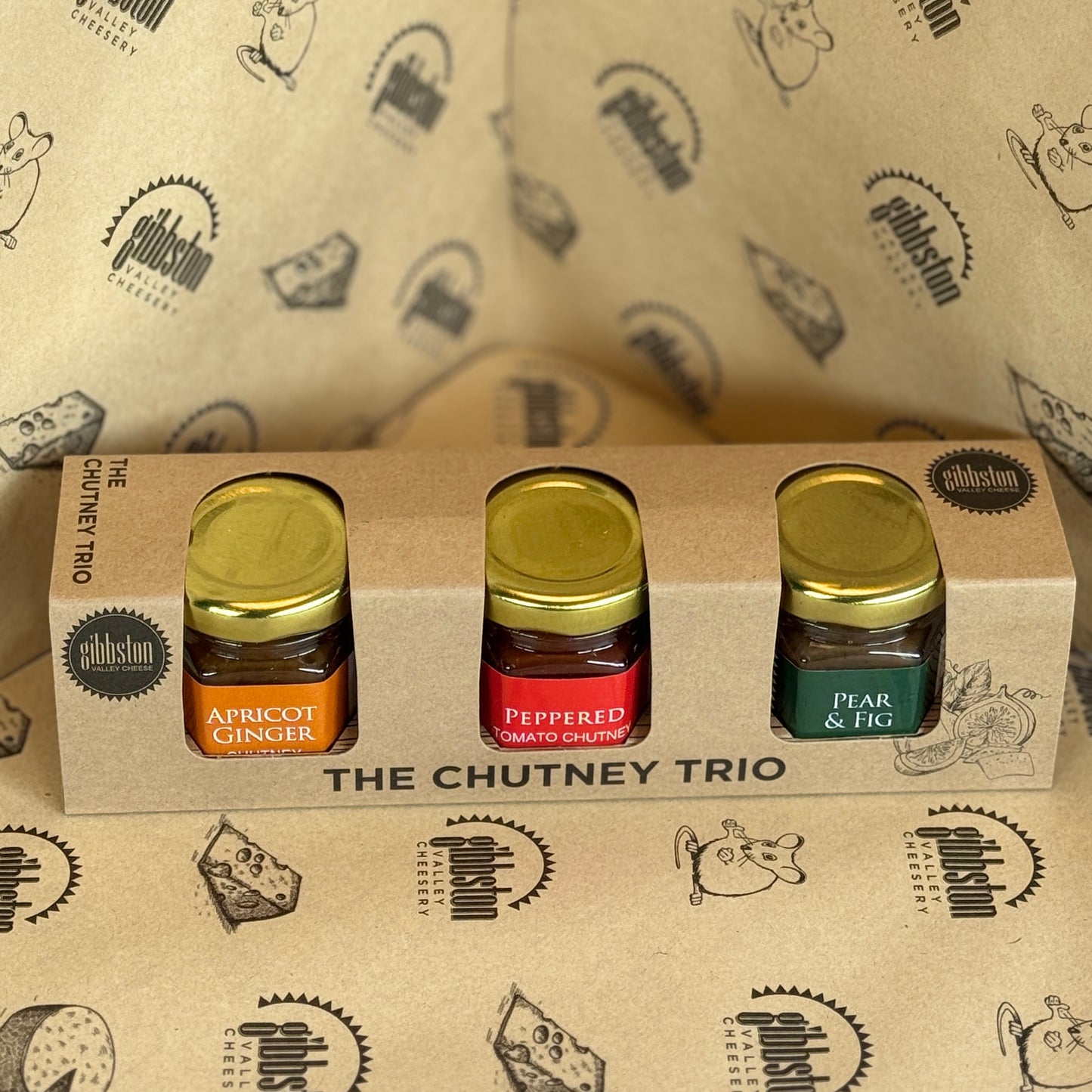 Trio of chutneys by Gibbston Valley Cheese
