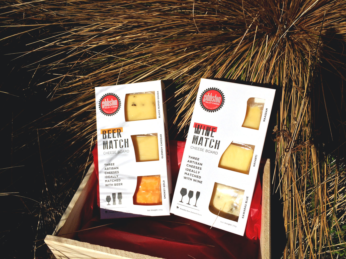 Double cheese, Wine and Beer matching gift box